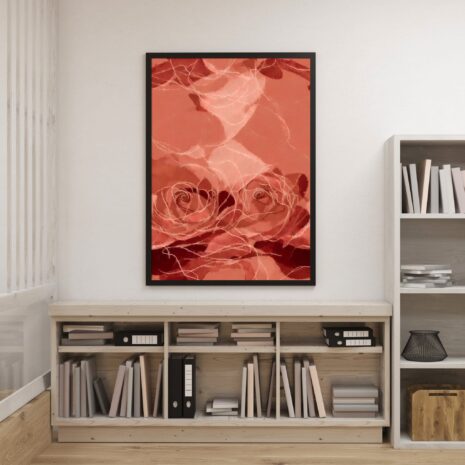 Red Luster Framed Poster Mockup 1