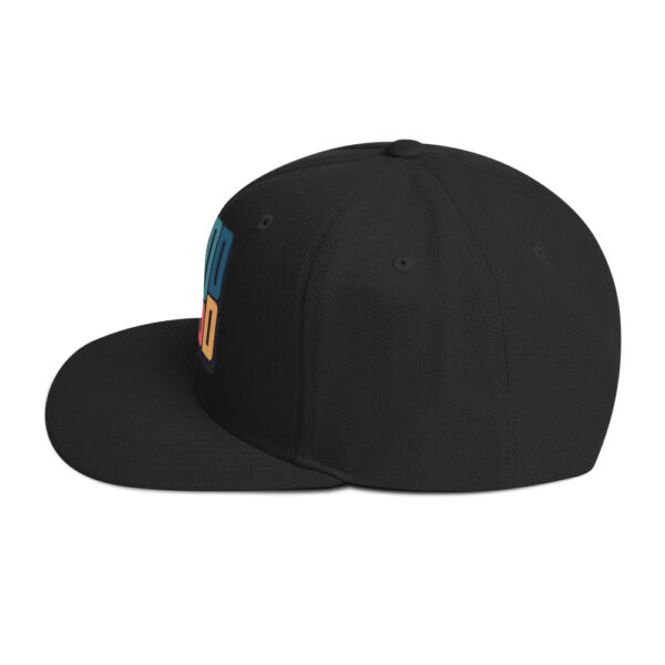 Retro Colorful Positive Vibes Good Mood Snapback - Image 4