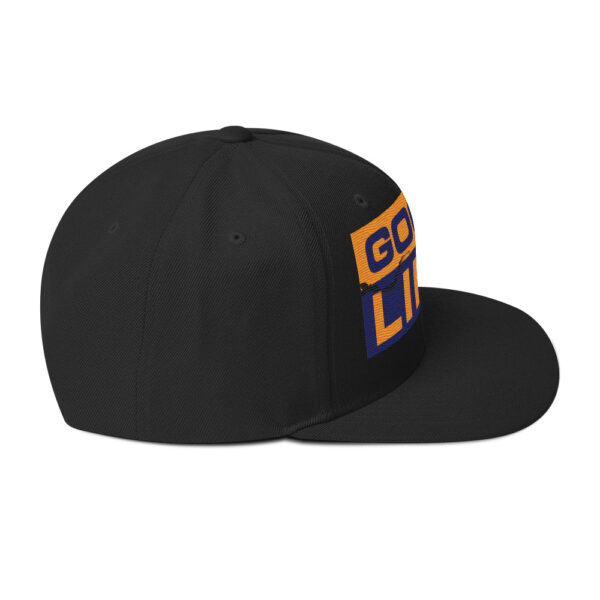 Edgy Burned Paper Good Life Snapback - Image 5