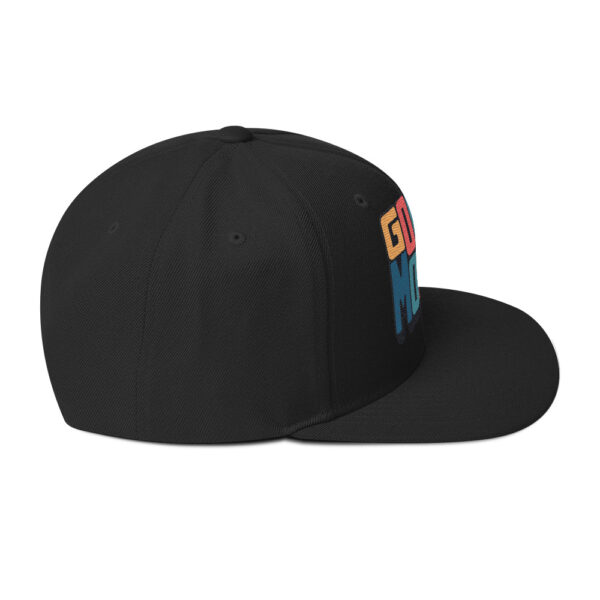 Retro Colorful Positive Vibes Good Mood Snapback - Image 5