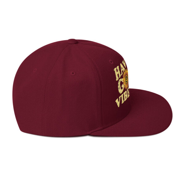 Have a Good Vibe Day Sunflower Retro Snapback - Image 8