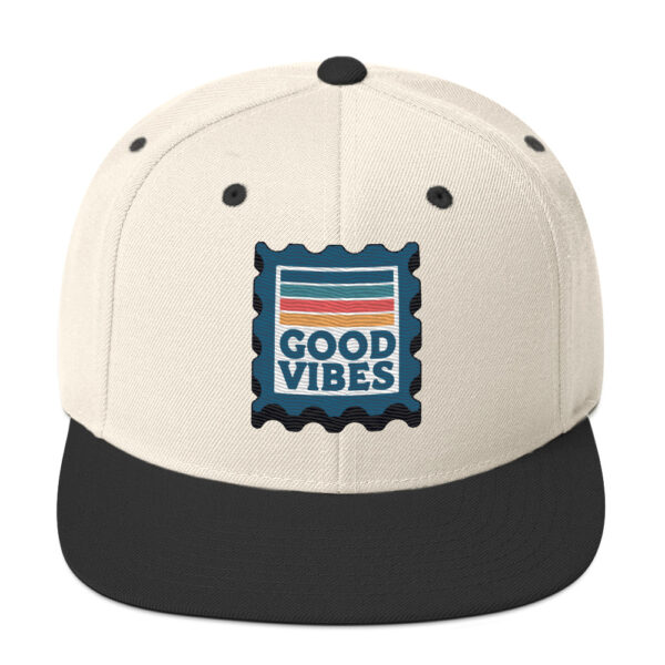 Retro Good Vibes Stamp Snapback
