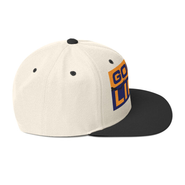 Edgy Burned Paper Good Life Snapback - Image 20