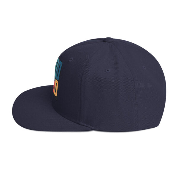 Retro Colorful Positive Vibes Good Mood Snapback - Image 12