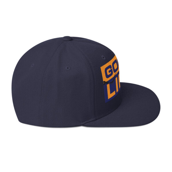 Edgy Burned Paper Good Life Snapback - Image 12