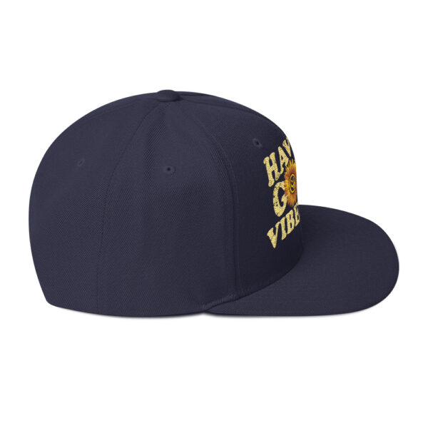 Have a Good Vibe Day Sunflower Retro Snapback - Image 16