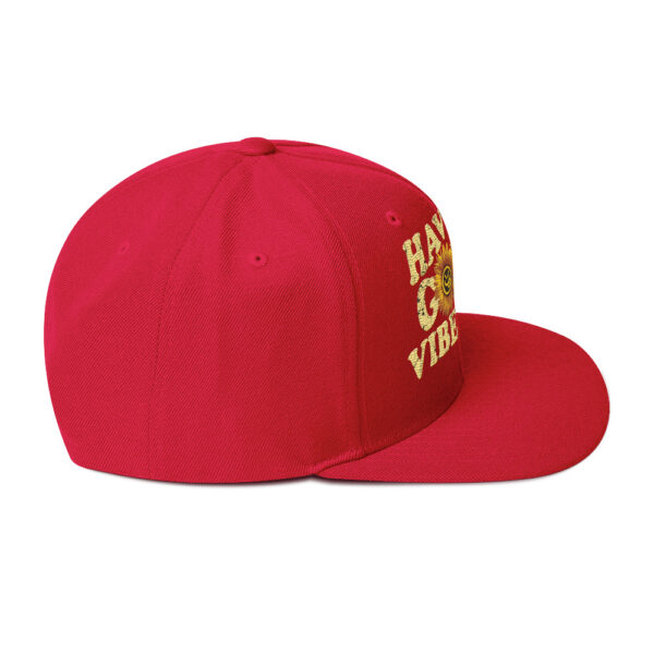 Have a Good Vibe Day Sunflower Retro Snapback - Image 24