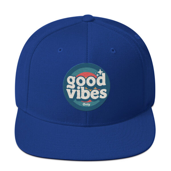Good Vibes Only Retro Positive Energy Snapback