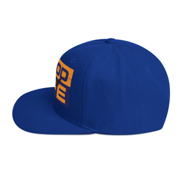 Edgy Burned Paper Good Life Snapback - Image 7