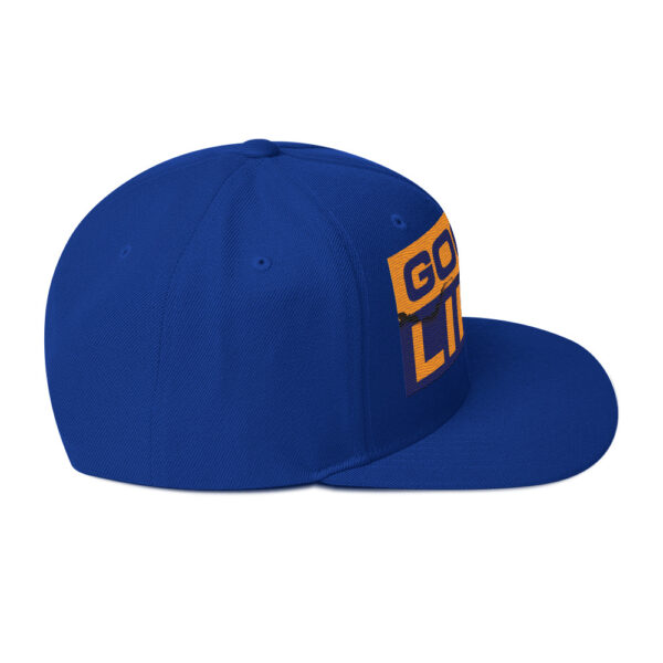 Edgy Burned Paper Good Life Snapback - Image 8