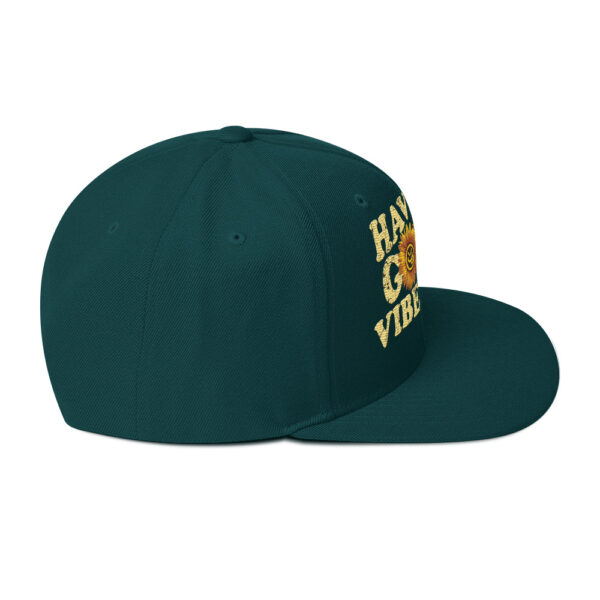 Have a Good Vibe Day Sunflower Retro Snapback - Image 20