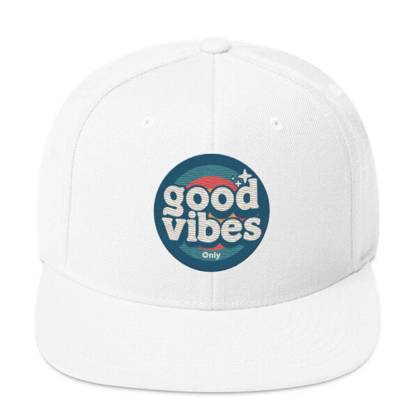 Good Vibes Only Retro Positive Energy Snapback - Image 21