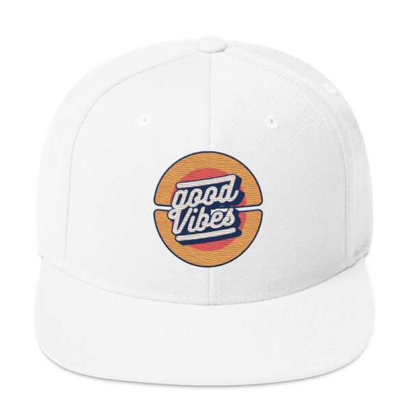Retro Good Vibes Circle Snapback