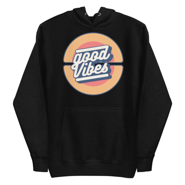 Retro Good Vibes Circle Hoodie - Image 8