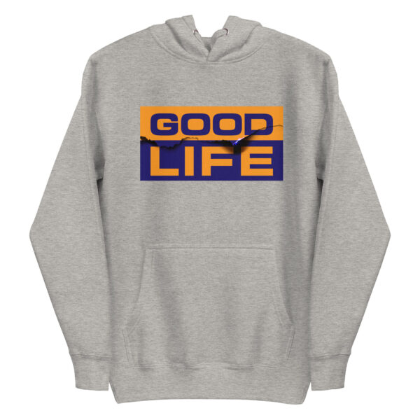 Edgy Burned Paper Good Life Hoodie - Image 16