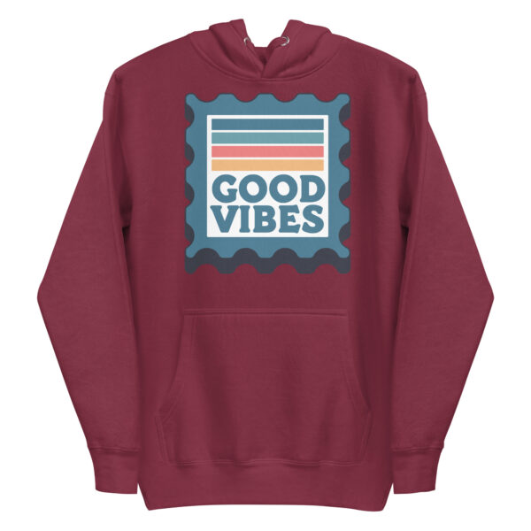 Retro Good Vibes Stamp Hoodie - Image 11
