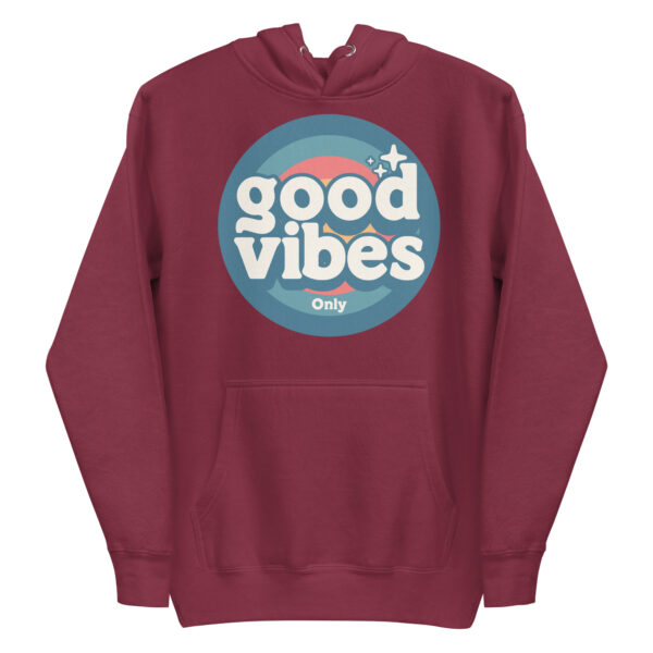 Good Vibes Only Retro Positive Energy Hoodie - Image 11
