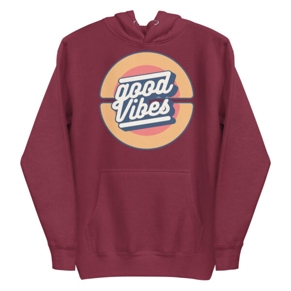 Retro Good Vibes Circle Hoodie - Image 12