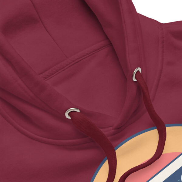 Retro Good Vibes Circle Hoodie - Image 4