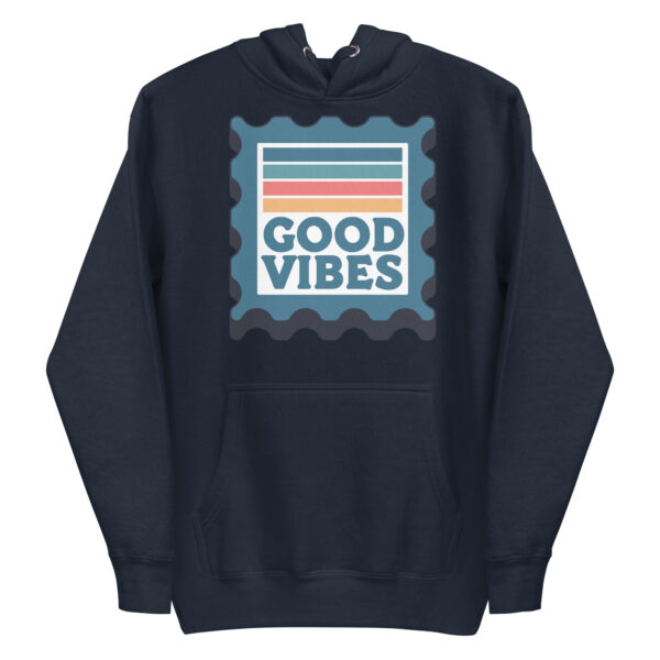 Retro Good Vibes Stamp Hoodie - Image 9
