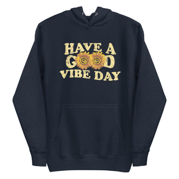 Have a Good Vibe Day Sunflower Retro Hoodie - Image 9