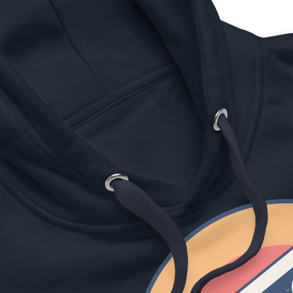 Retro Good Vibes Circle Hoodie - Image 3