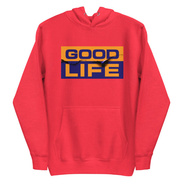Edgy Burned Paper Good Life Hoodie - Image 13