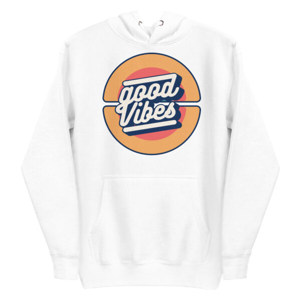 Retro Good Vibes Circle Hoodie