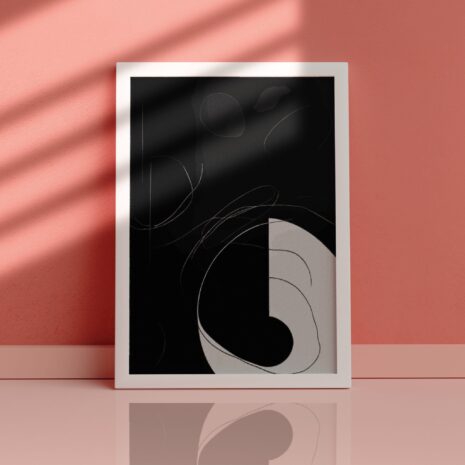 Lunar Dance Framed Poster Mockup 1