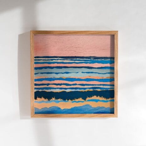 Wave Exhale Framed Poster Mockup 1