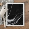 Infinite Flow Framed Poster Mockup 1