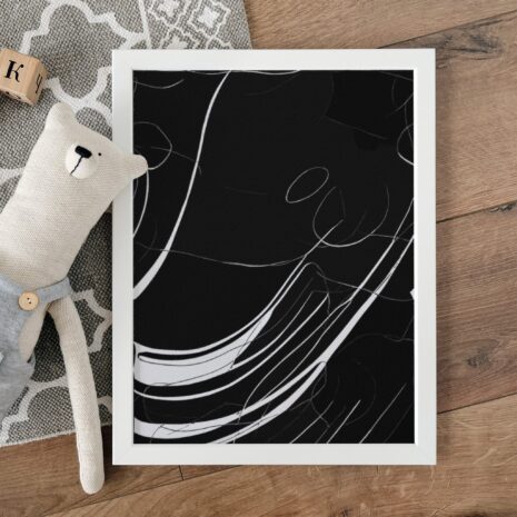 Infinite Flow Framed Poster Mockup 1