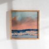 Thin Foam Framed Poster Mockup 1