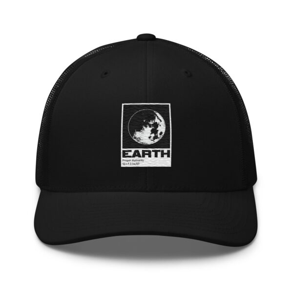 Minimalist Moon Proper Authority Trucker Hat