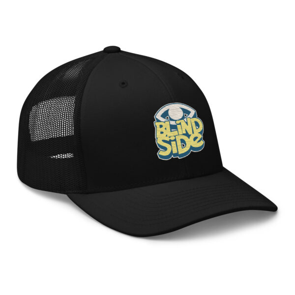 Unique Eye Logo Blindside Trucker Hat - Image 5