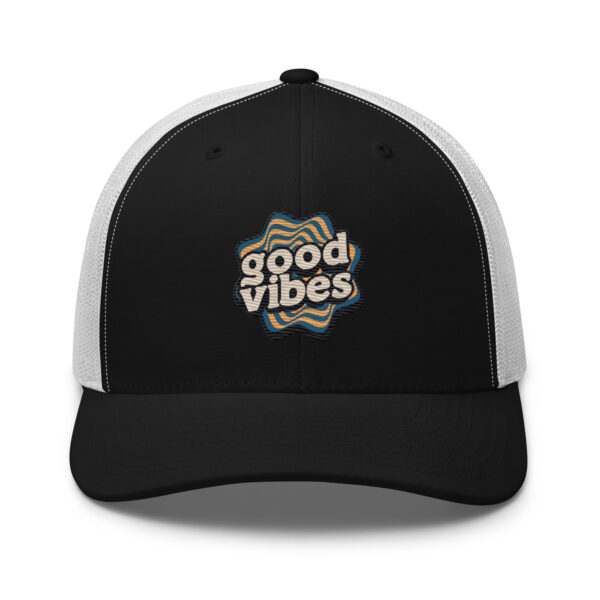 Groovy Good Vibes Trucker Hat - Image 2