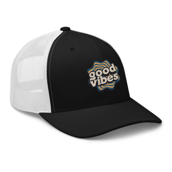 Groovy Good Vibes Trucker Hat - Image 5