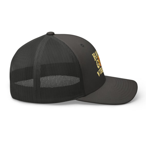 Have a Good Vibe Day Sunflower Retro Trucker Hat - Image 11