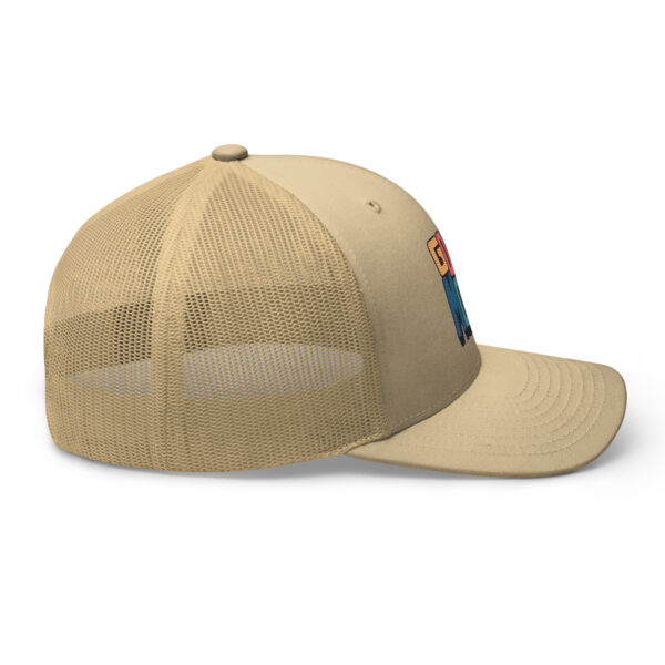 Retro Colorful Positive Vibes Good Mood Trucker Hat - Image 20