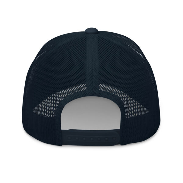 Retro Colorful Positive Vibes Good Mood Trucker Hat - Image 3