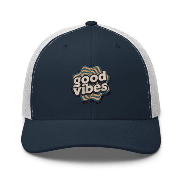 Groovy Good Vibes Trucker Hat - Image 6
