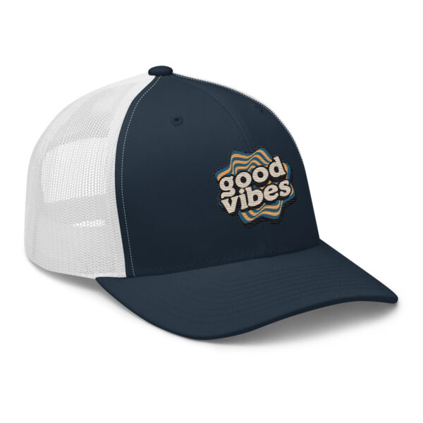 Groovy Good Vibes Trucker Hat - Image 9