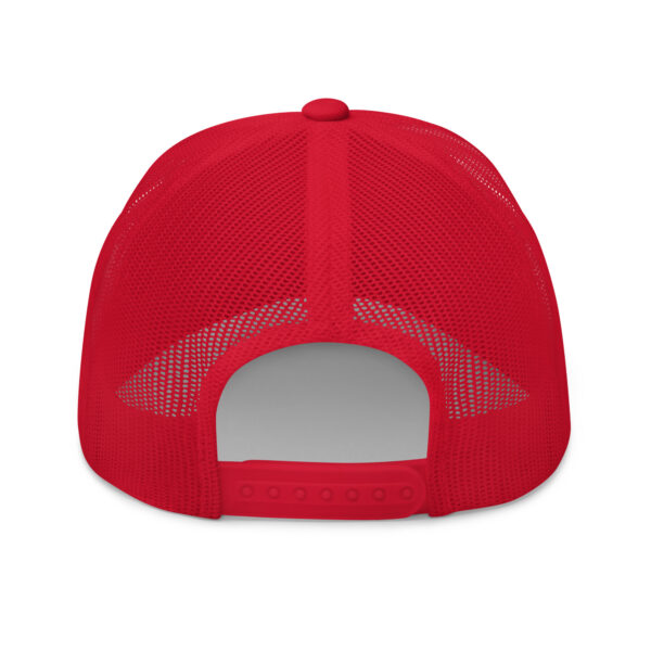 Retro Colorful Positive Vibes Good Mood Trucker Hat - Image 7