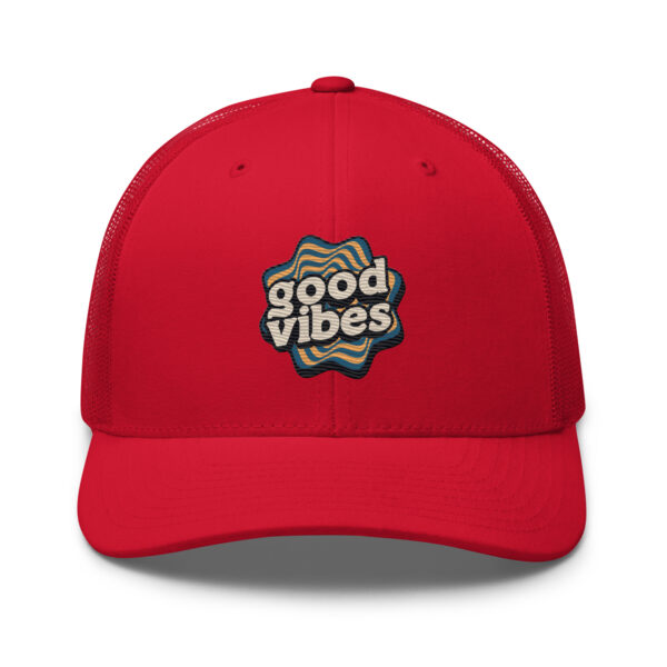 Groovy Good Vibes Trucker Hat - Image 10