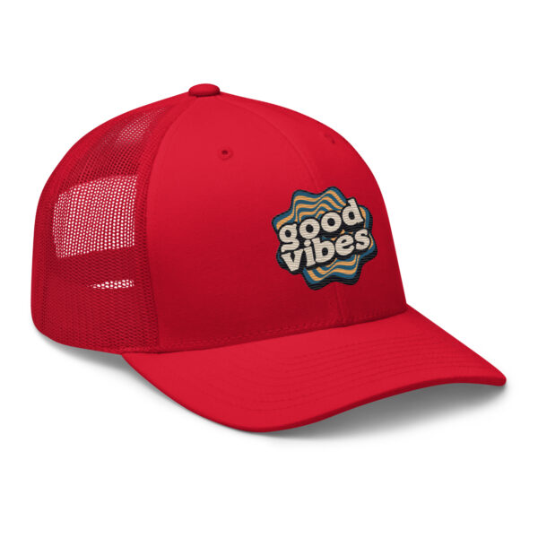 Groovy Good Vibes Trucker Hat - Image 13
