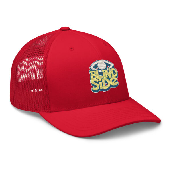 Unique Eye Logo Blindside Trucker Hat - Image 12