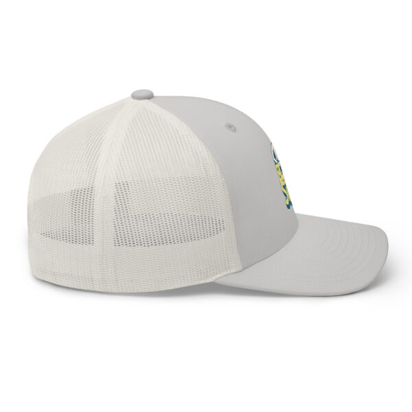 Unique Eye Logo Blindside Trucker Hat - Image 19