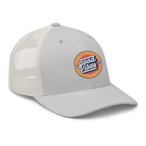 Retro Good Vibes Circle Trucker Hat - Image 16