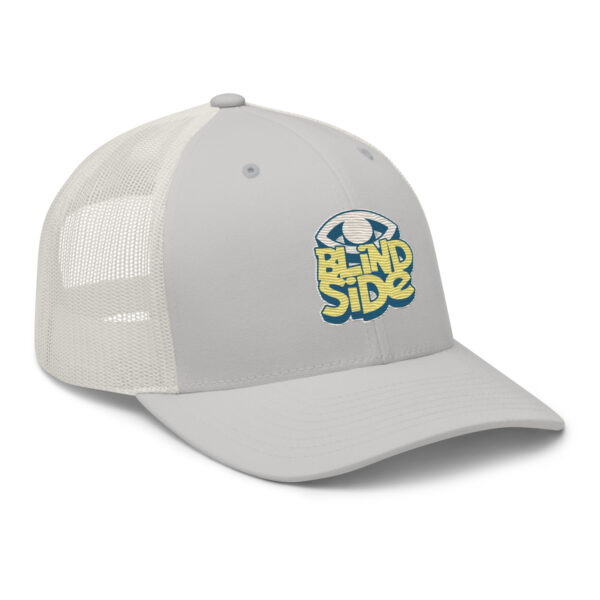 Unique Eye Logo Blindside Trucker Hat - Image 20