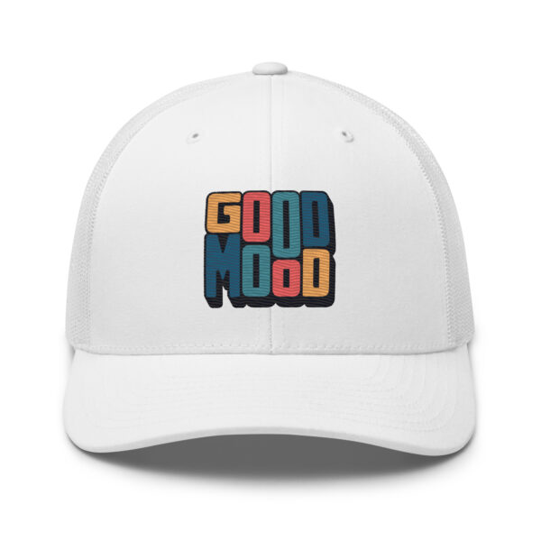 Retro Colorful Positive Vibes Good Mood Trucker Hat